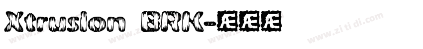 Xtrusion BRK字体转换